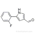1H-pyrrole-3-carboxaldéhyde, 5- (2-fluorophényl) - CAS 881674-56-2